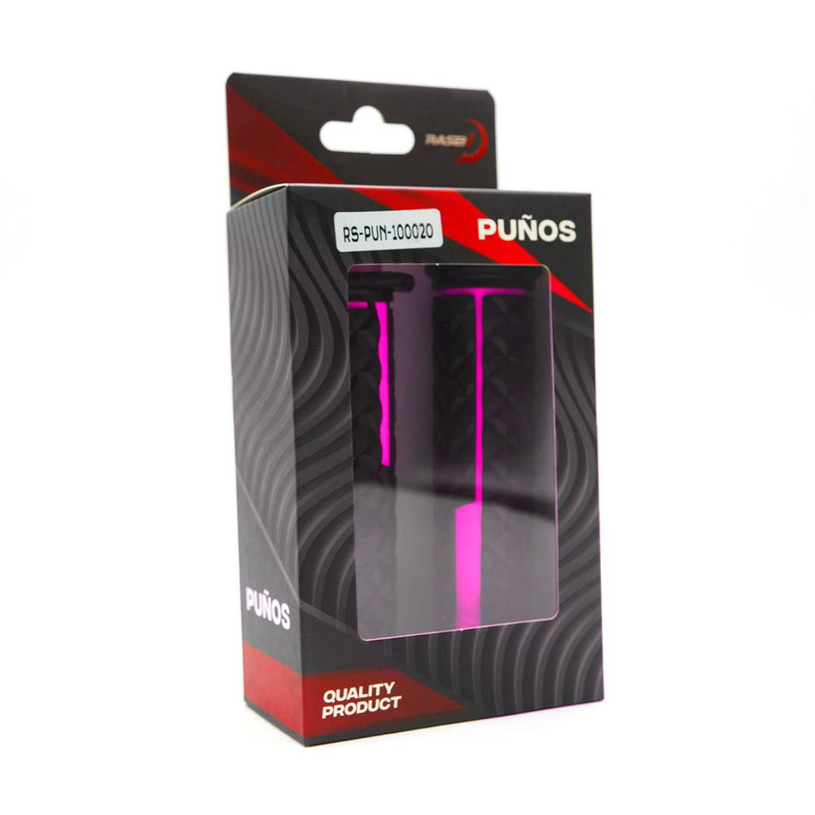 Puños Para Moto Rasen De Caucho Tipo Cuarzo Rosa Universal