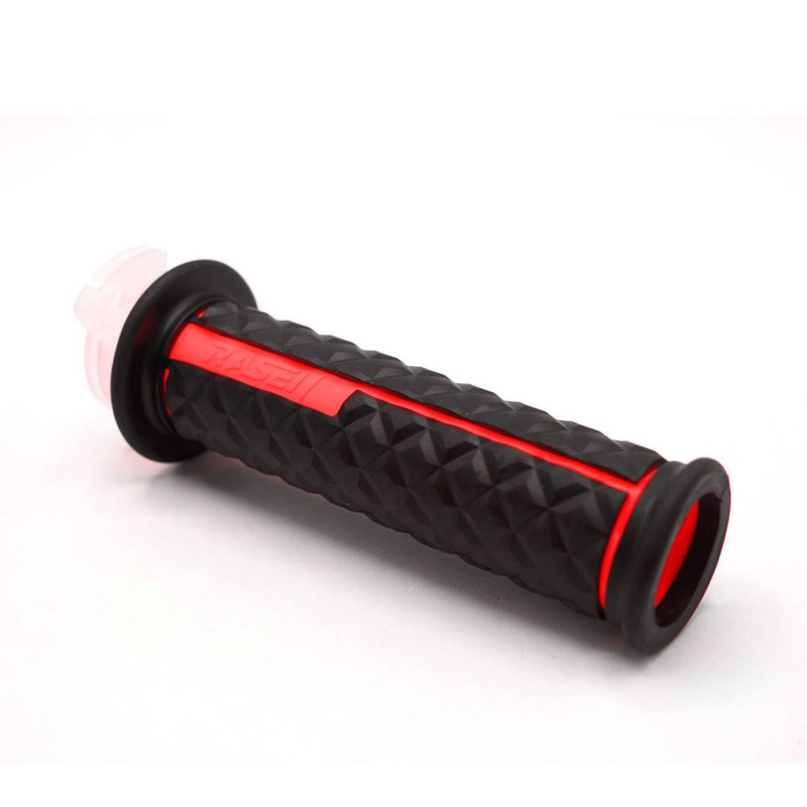 Puños Para Moto Rasen De Caucho Tipo Cuarzo Rojo Universal