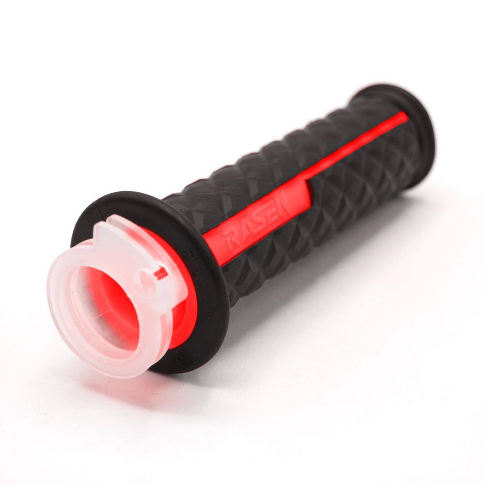 Puños Para Moto Rasen De Caucho Tipo Cuarzo Rojo Universal