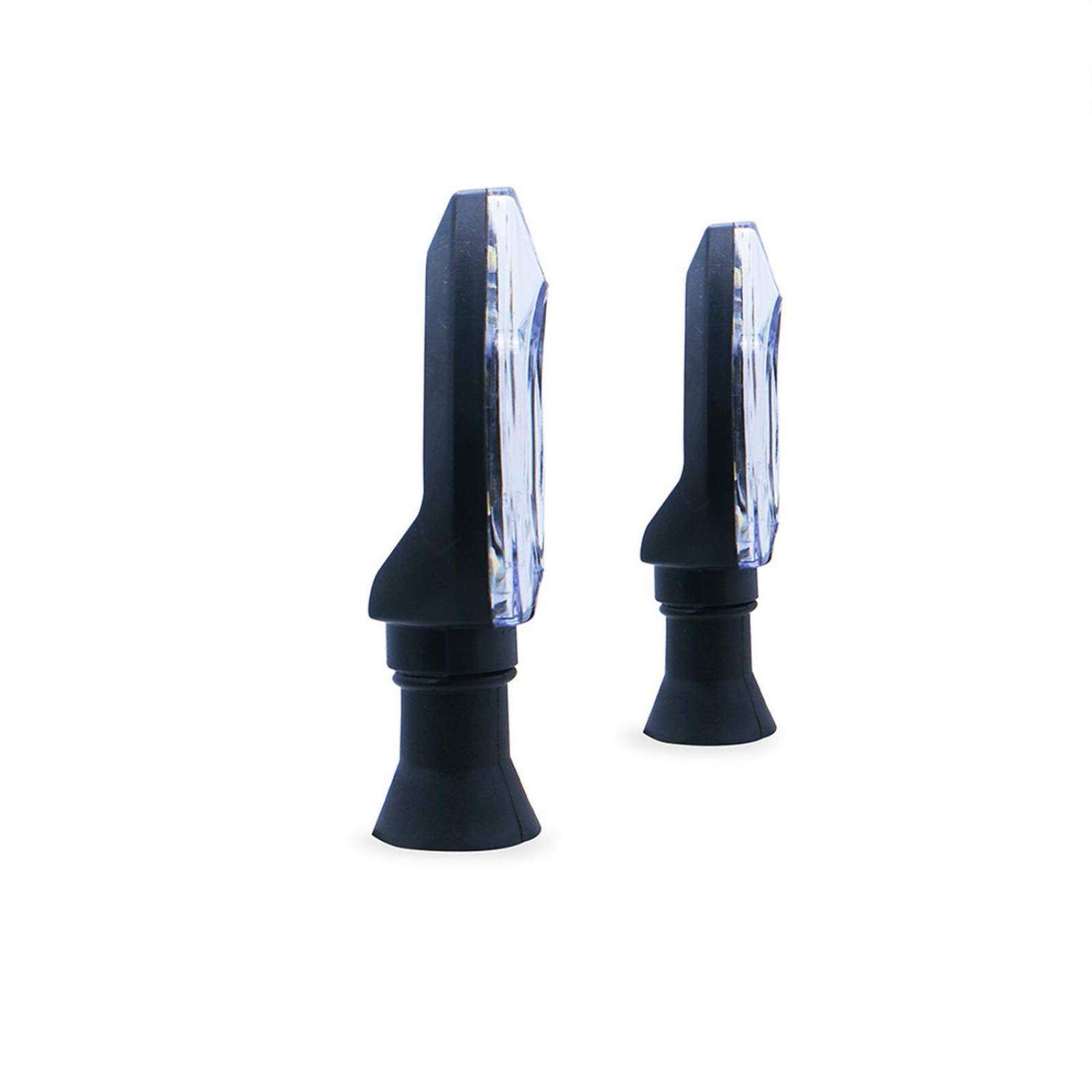 Direccionales Para Moto Rasen Led Tipo Flecha Universal   Rojo