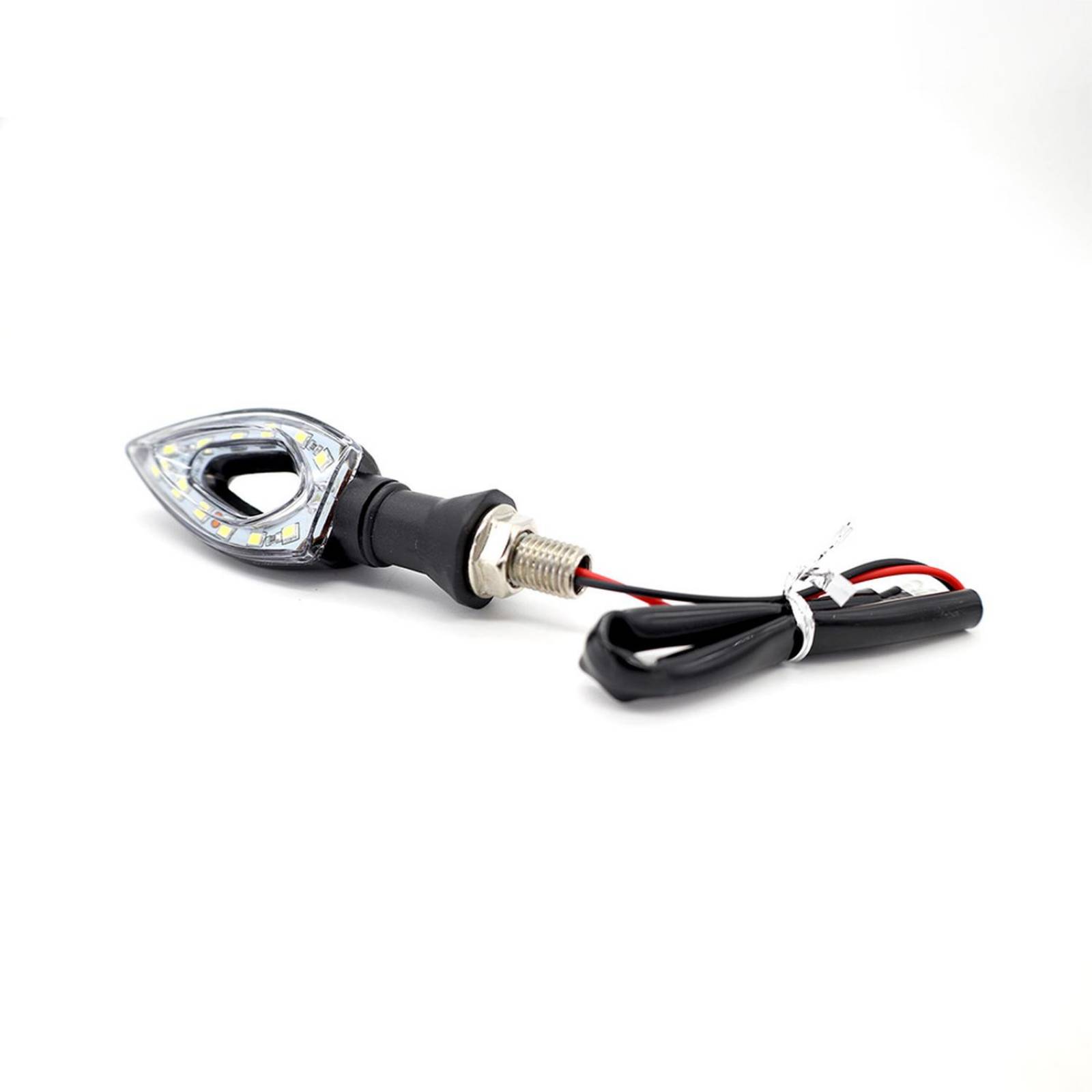 Direccionales Para Moto Rasen Led Tipo Flecha Universal   Rojo