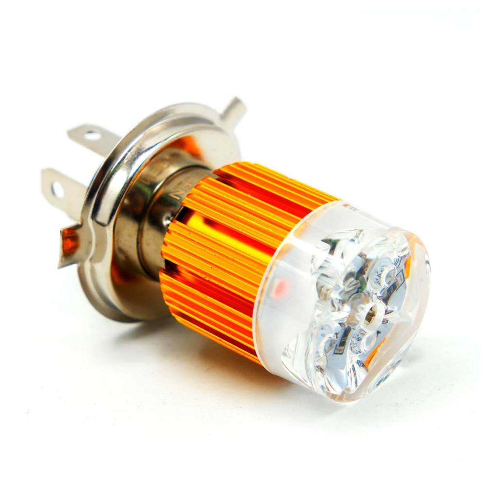 Foco Para Moto Rasen De Faro Led H4 2 Colores Lupa Penetracion - Rasen