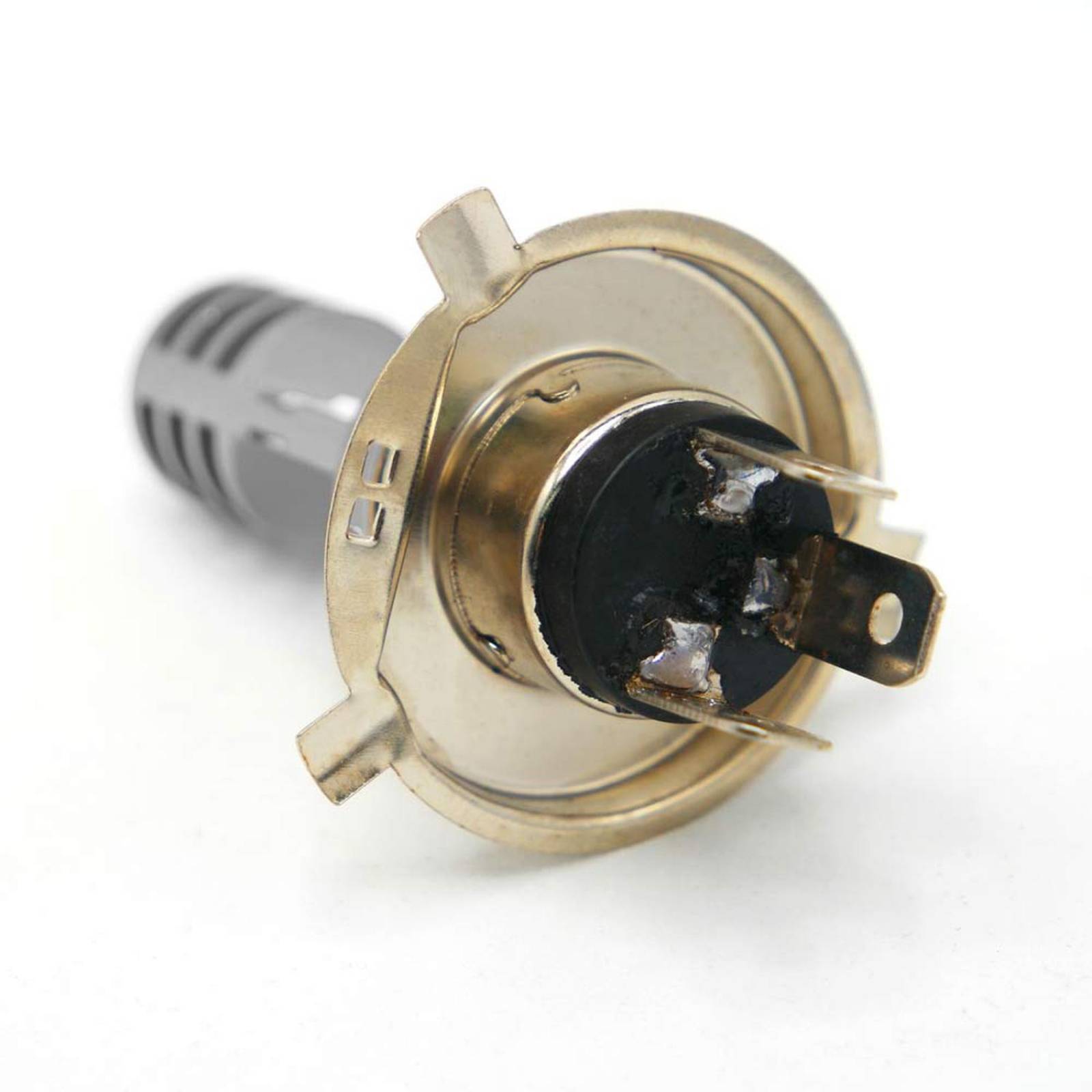 Foco Para Moto Rasen De Faro 12 Hiper Led Potente H4            Gris