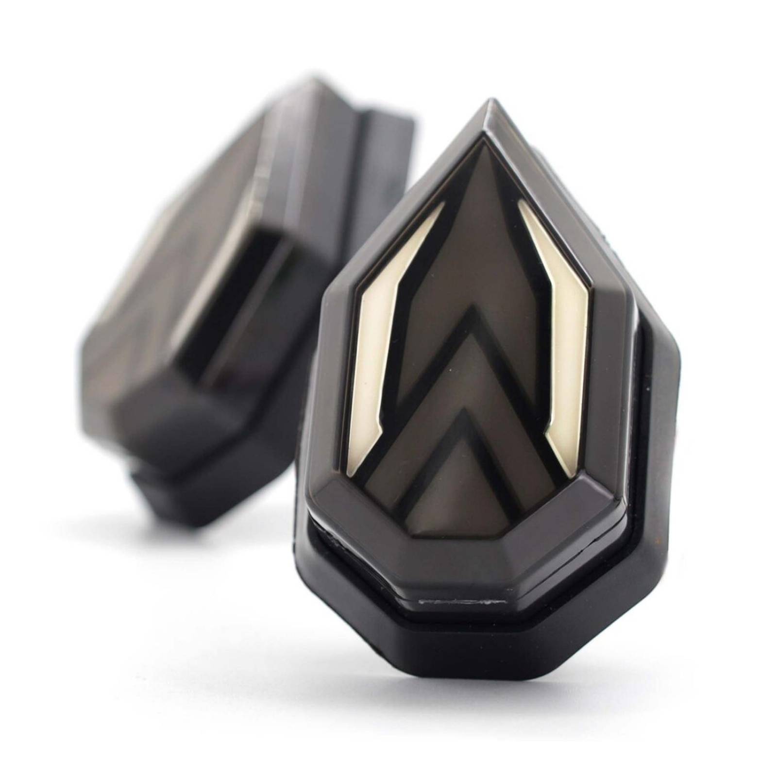 Direccionales Para Moto Rasen Led Secuencial Tipo Doble Flecha Universal Amarillo