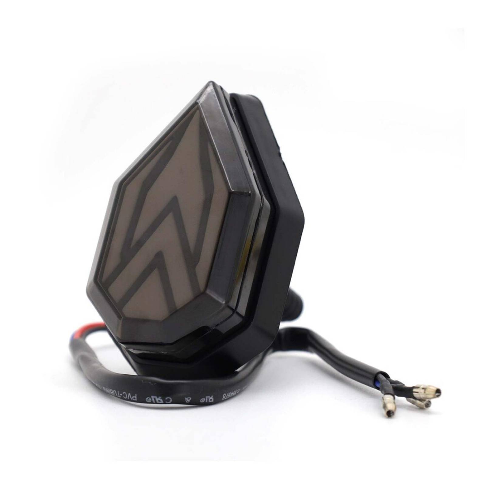 Direccionales Para Moto Rasen Led Secuencial Tipo Doble Flecha Universal Amarillo