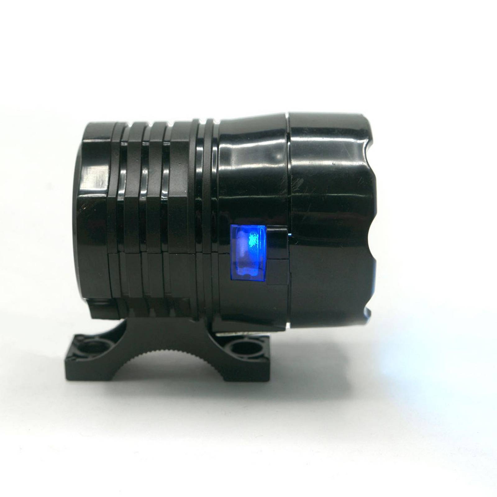 Faro Para Moto Rasen Auxiliar 6 Led Tipo Redondo Luz Blanca Con Luz Alta, Baja Y Estrobo      