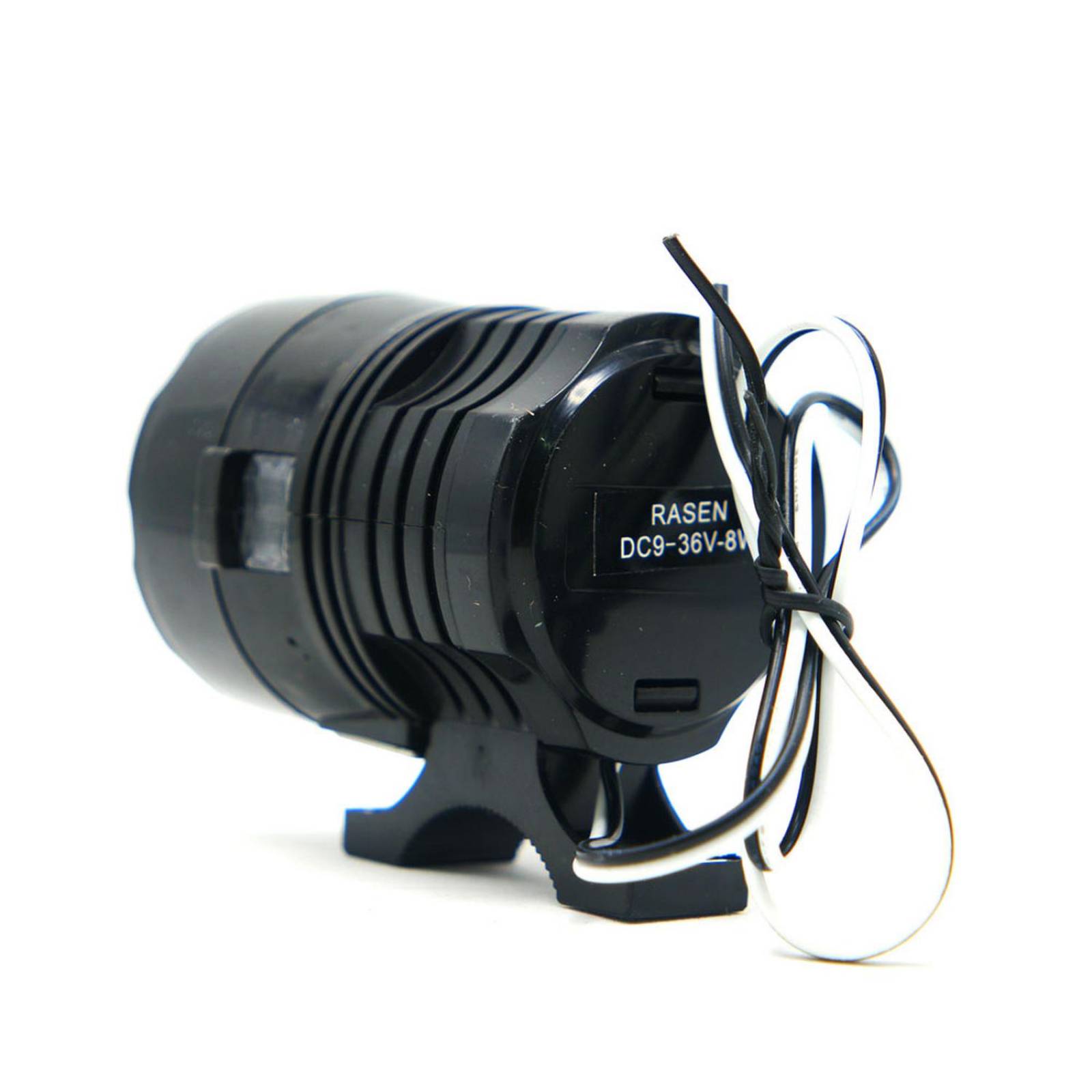 Faro Para Moto Rasen Auxiliar 6 Led Tipo Redondo Luz Blanca Con Luz Alta, Baja Y Estrobo      