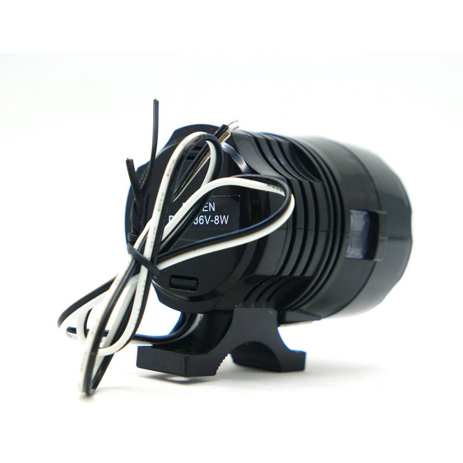 Faro Para Moto Rasen Auxiliar 6 Led Tipo Redondo Luz Blanca Con Luz Alta, Baja Y Estrobo      