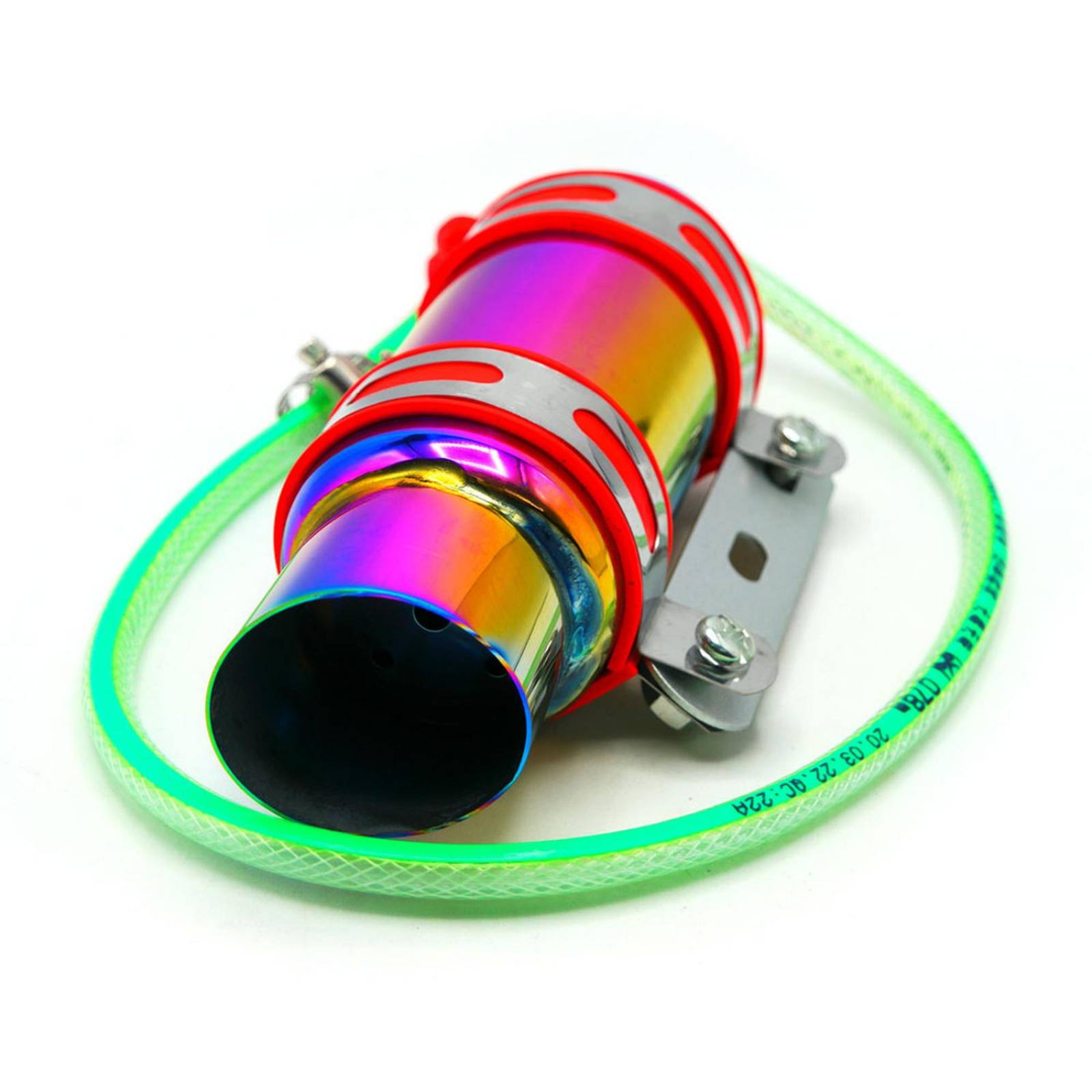 Enfriador Para Moto Rasen De Aceite De Motor En Aluminio Tornasol Con Conexiones Universal         