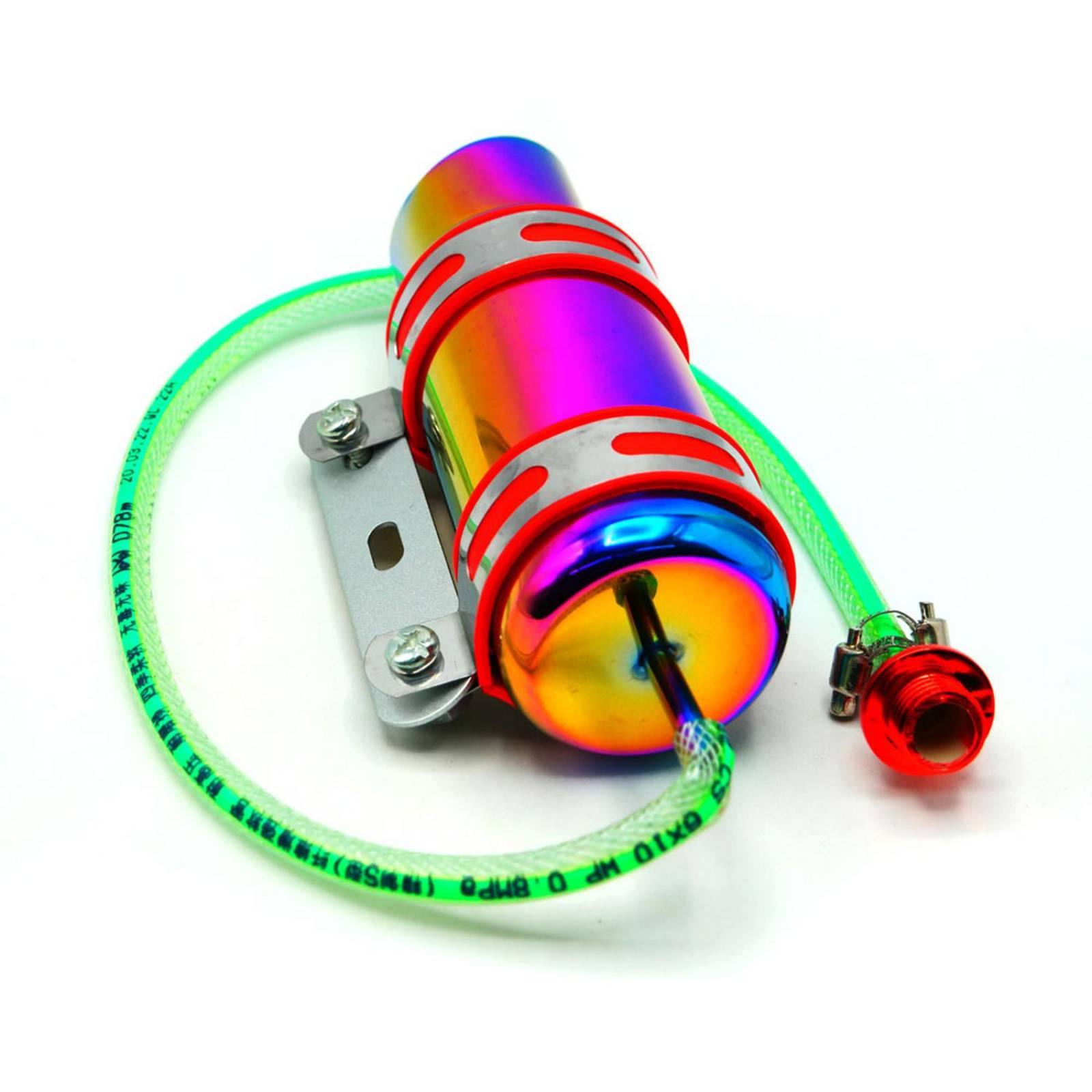 Enfriador Para Moto Rasen De Aceite De Motor En Aluminio Tornasol Con Conexiones Universal         