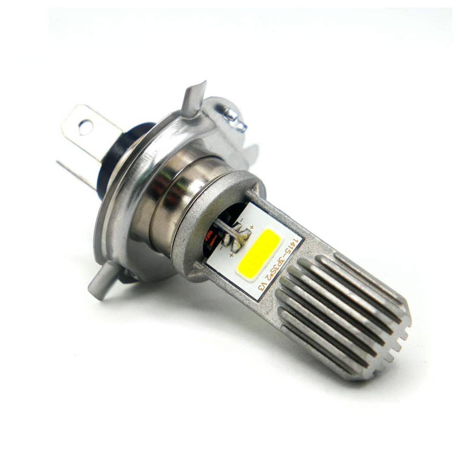 Foco Para Moto Rasen De Faro Plata Led Premium H4