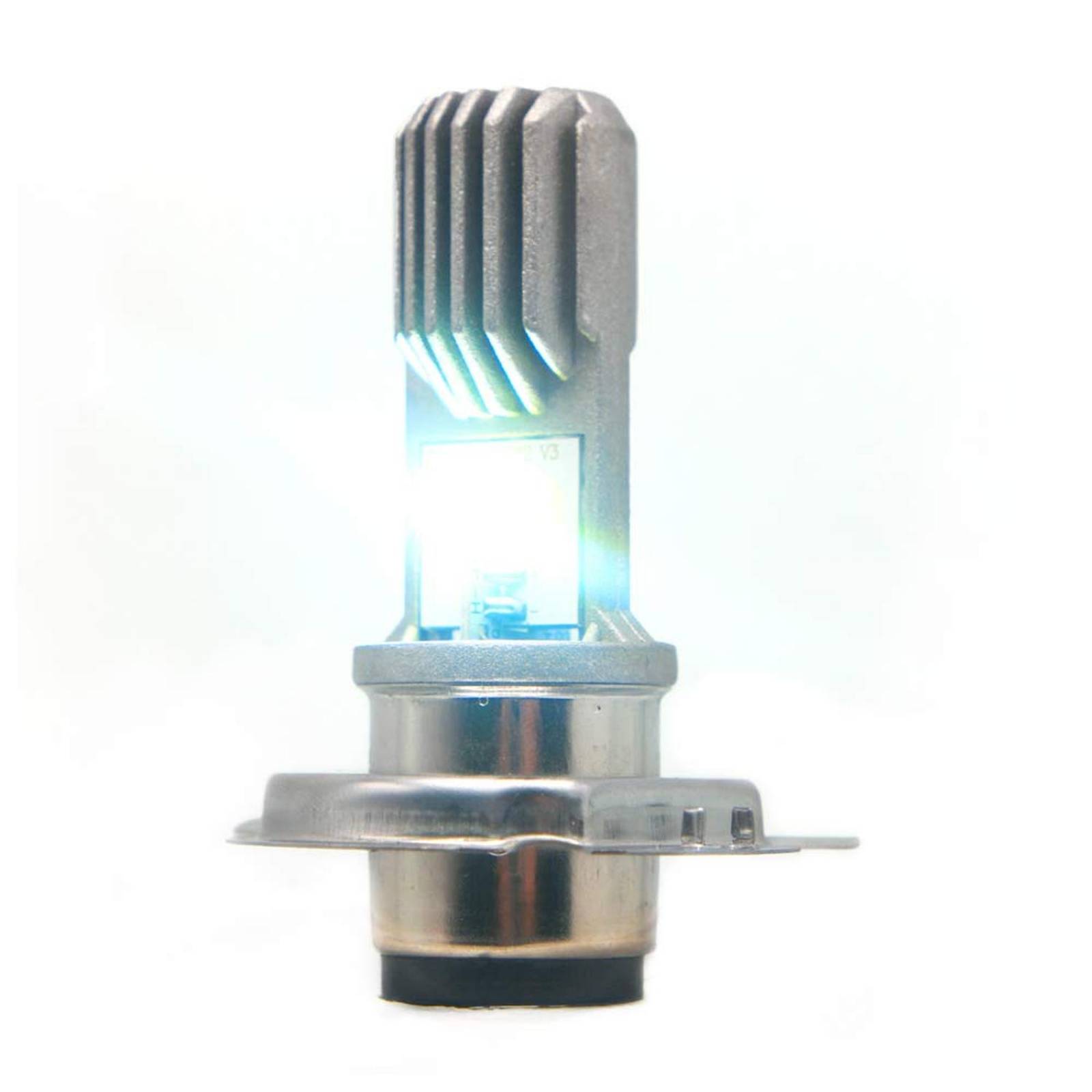 Foco Para Moto Rasen De Faro Plata Led Premium H4