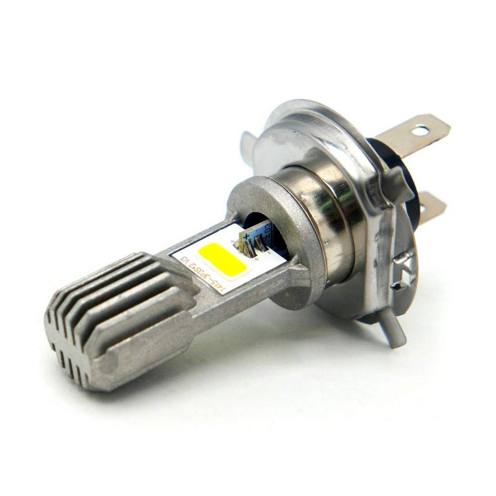 Foco Para Moto Rasen De Faro Plata Led Premium H4