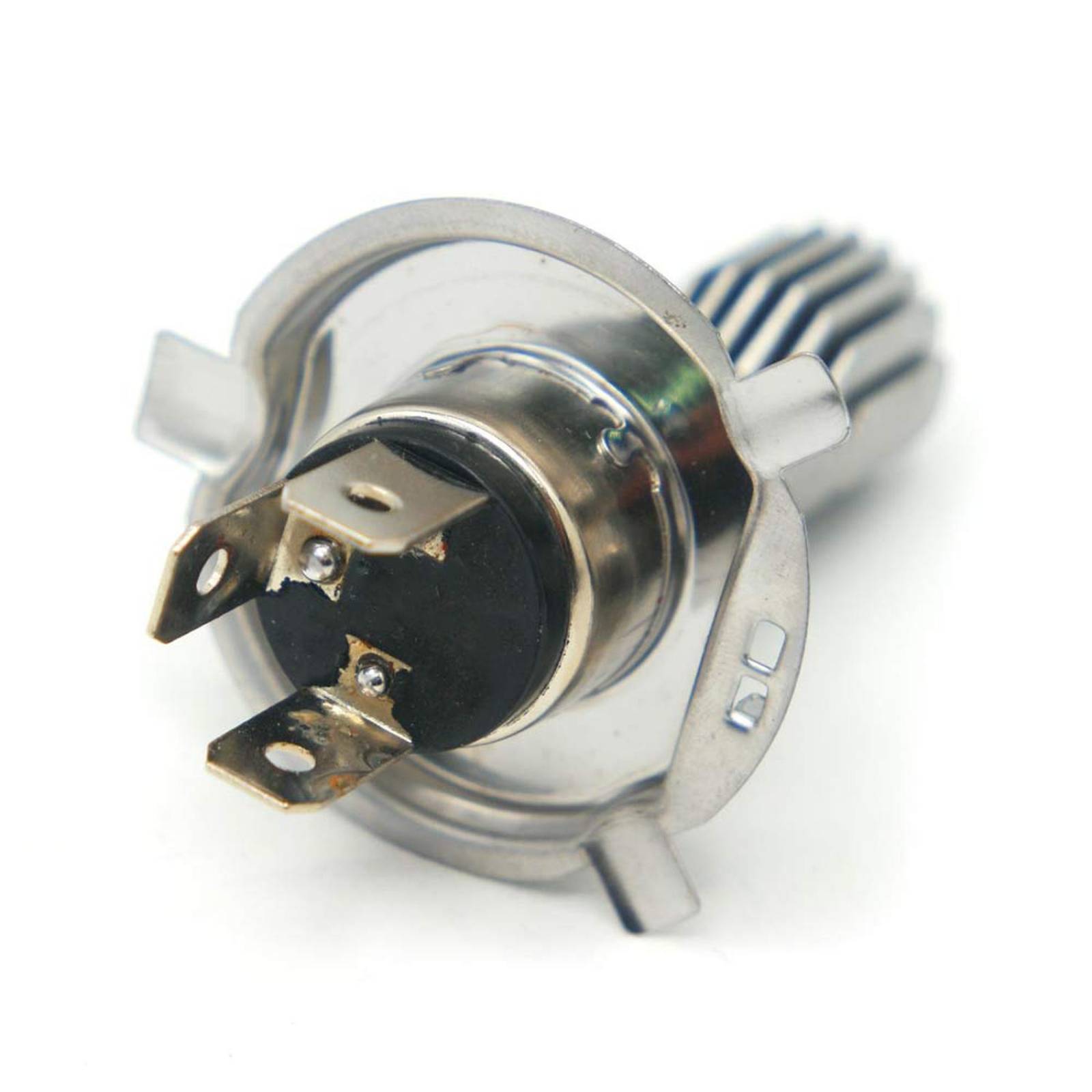 Foco Para Moto Rasen De Faro Plata Led Premium H4