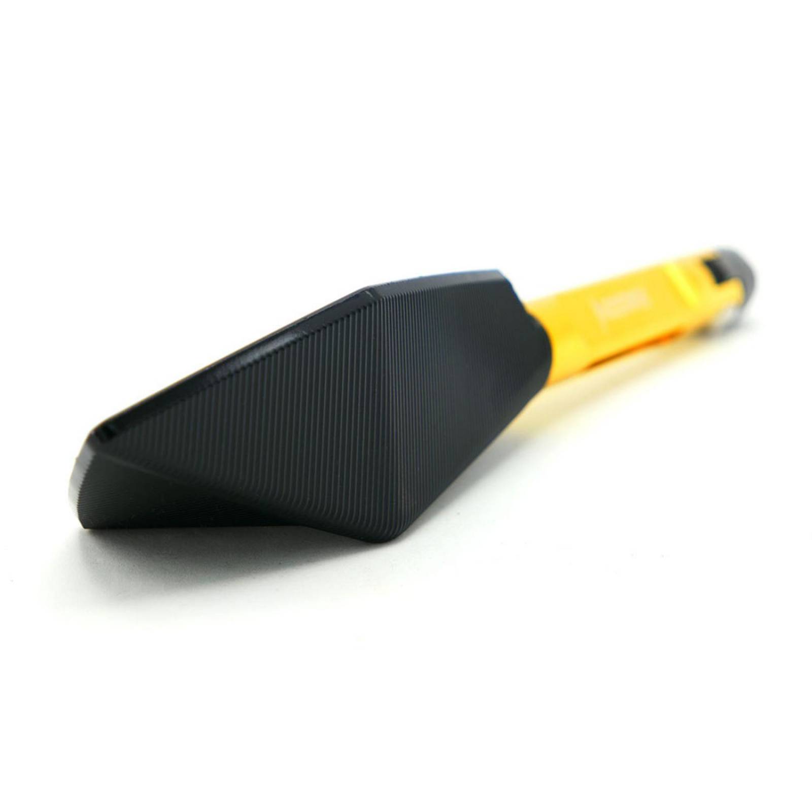 Espejo Para Moto Rasen Deportivo Con Vidrio Azul Tipo Pentagonal Universal            Dorado