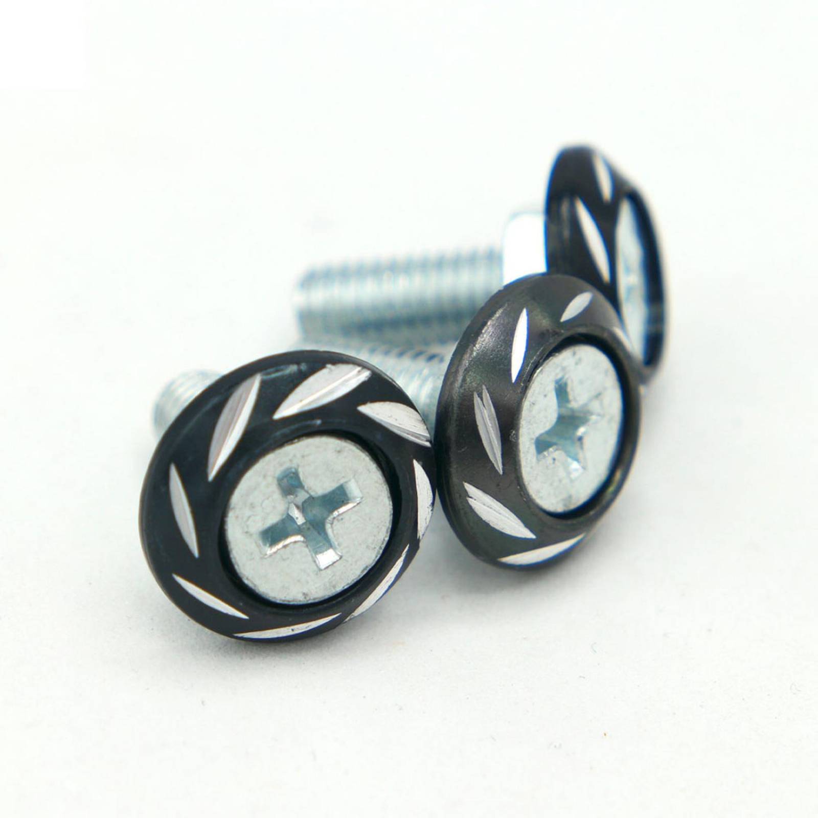 Tornillo Para Moto Rasen Plano Decorativos Universal                Negro