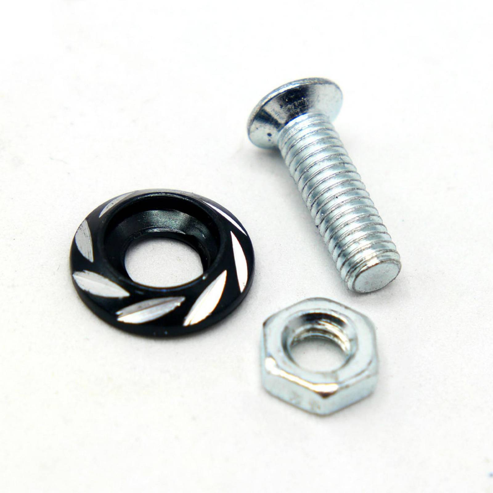 Tornillo Para Moto Rasen Plano Decorativos Universal                Negro
