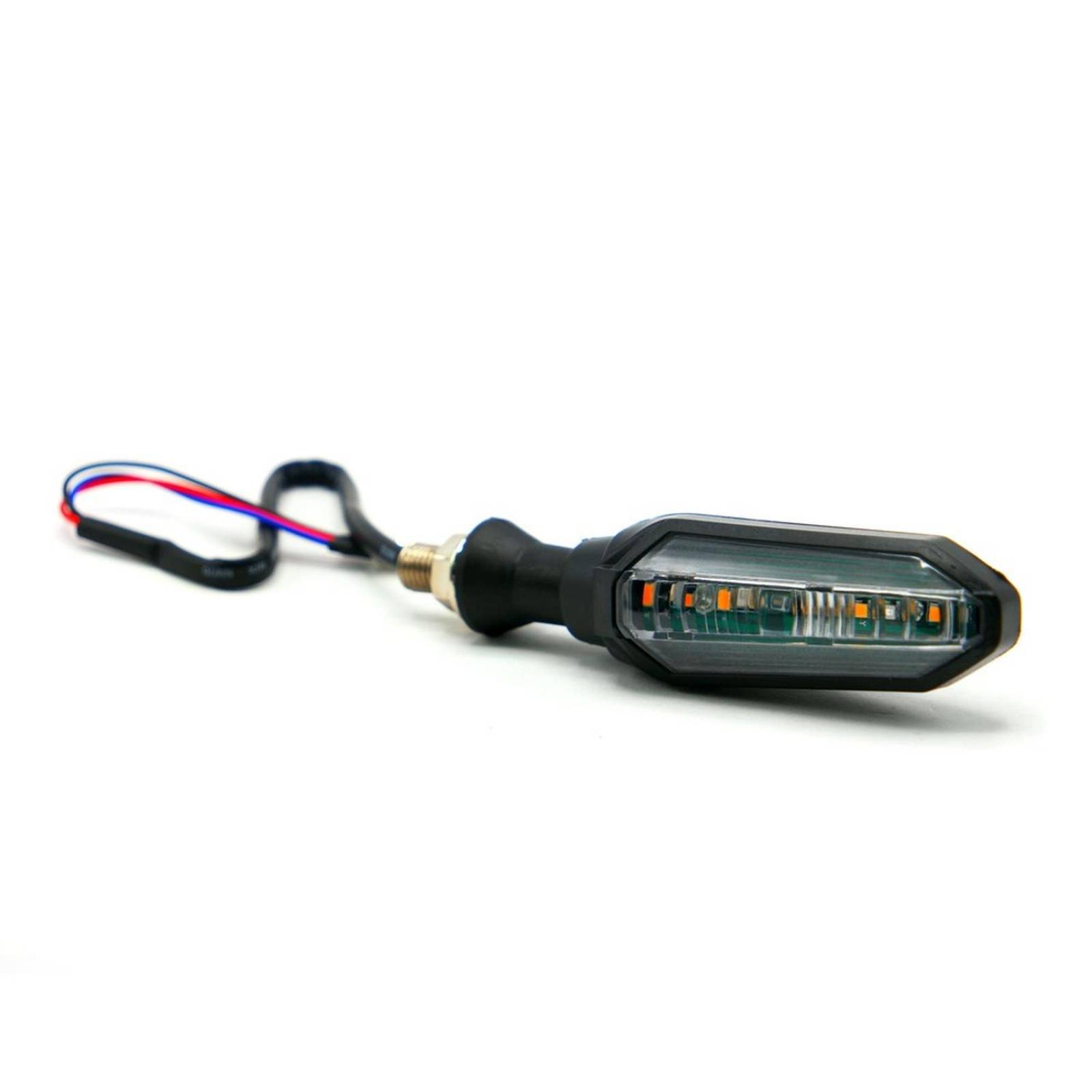 Direccionales Para Moto Rasen Led Secuencial Premium 4 Hyperled Universal Rojo
