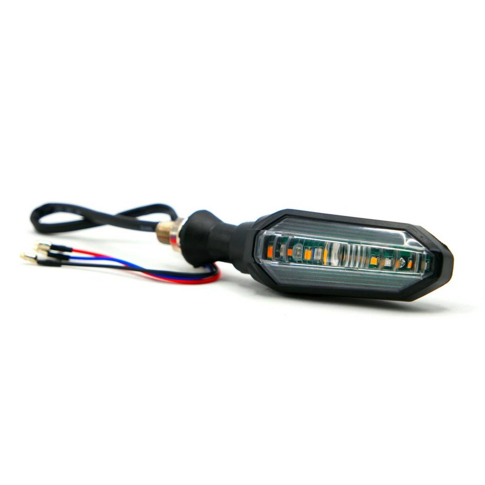 Direccionales Para Moto Rasen Led Secuencial Premium 4 Hyperled Universal Rojo