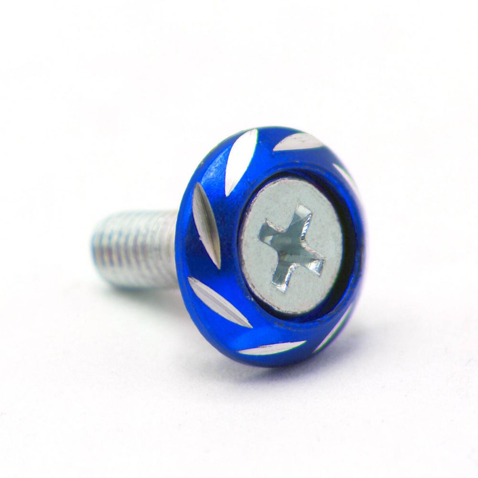 Tornillo Para Moto Rasen Plano Decorativos Universal                Azul