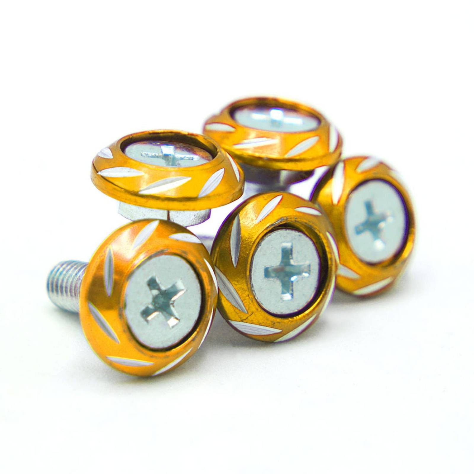 Tornillo Para Moto Rasen Plano Decorativos Universal                Dorado