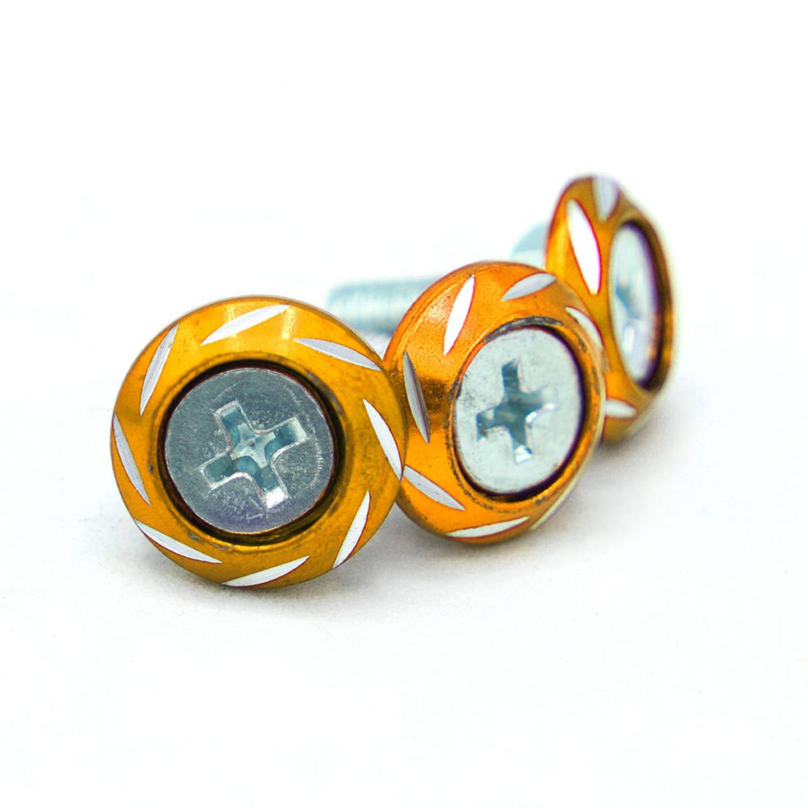 Tornillo Para Moto Rasen Plano Decorativos Universal                Dorado