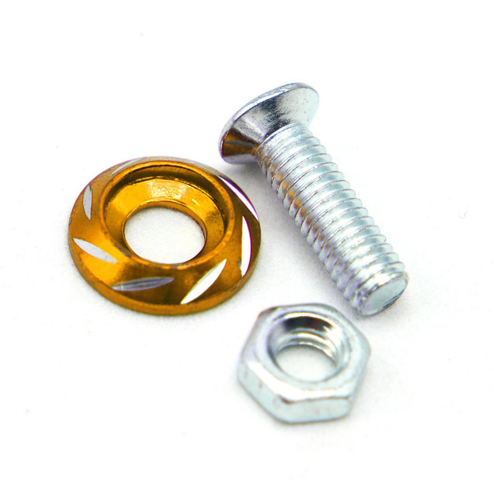 Tornillo Para Moto Rasen Plano Decorativos Universal                Dorado