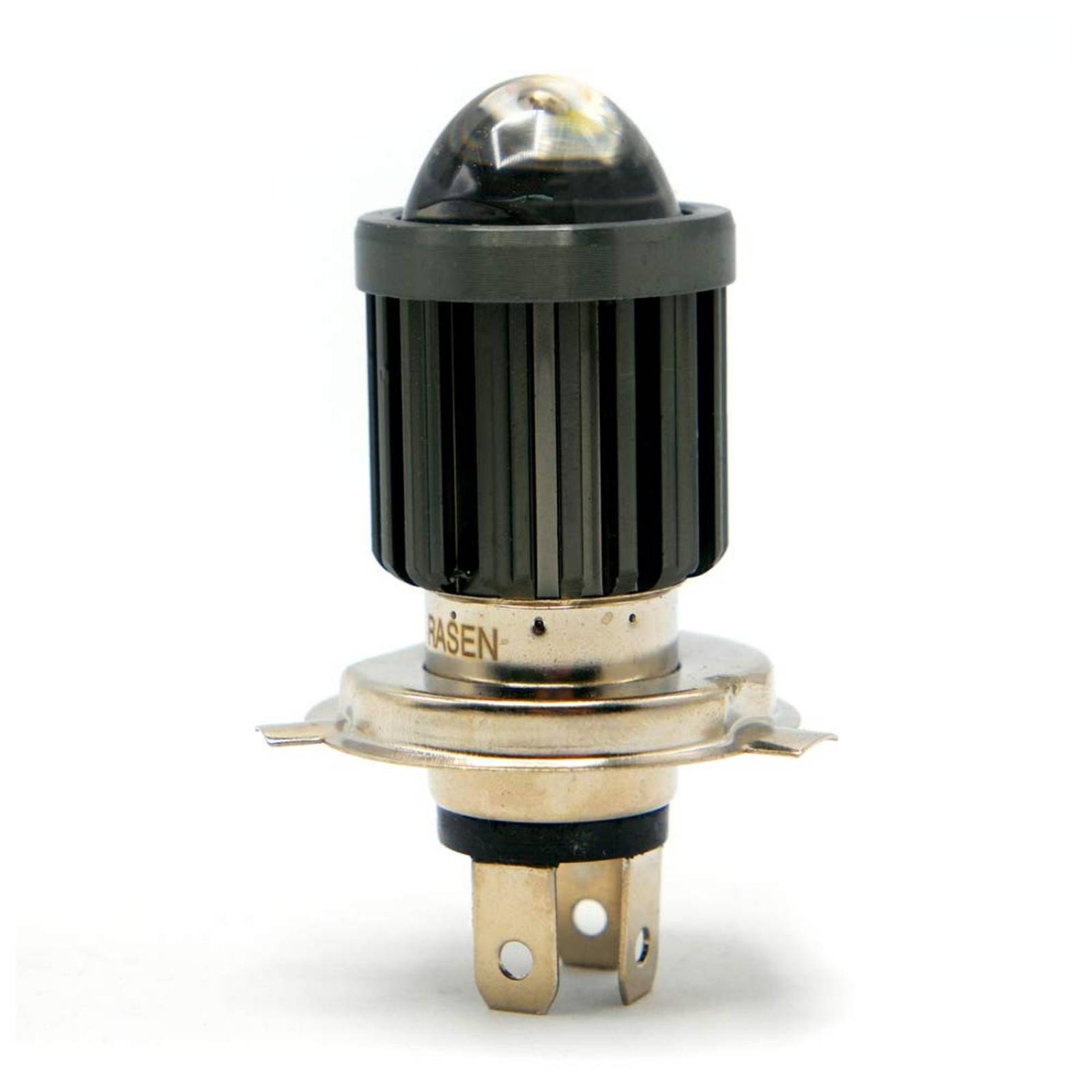 Foco Para Moto Rasen De Faro Led H4 2 Colores Lupa Penetracion