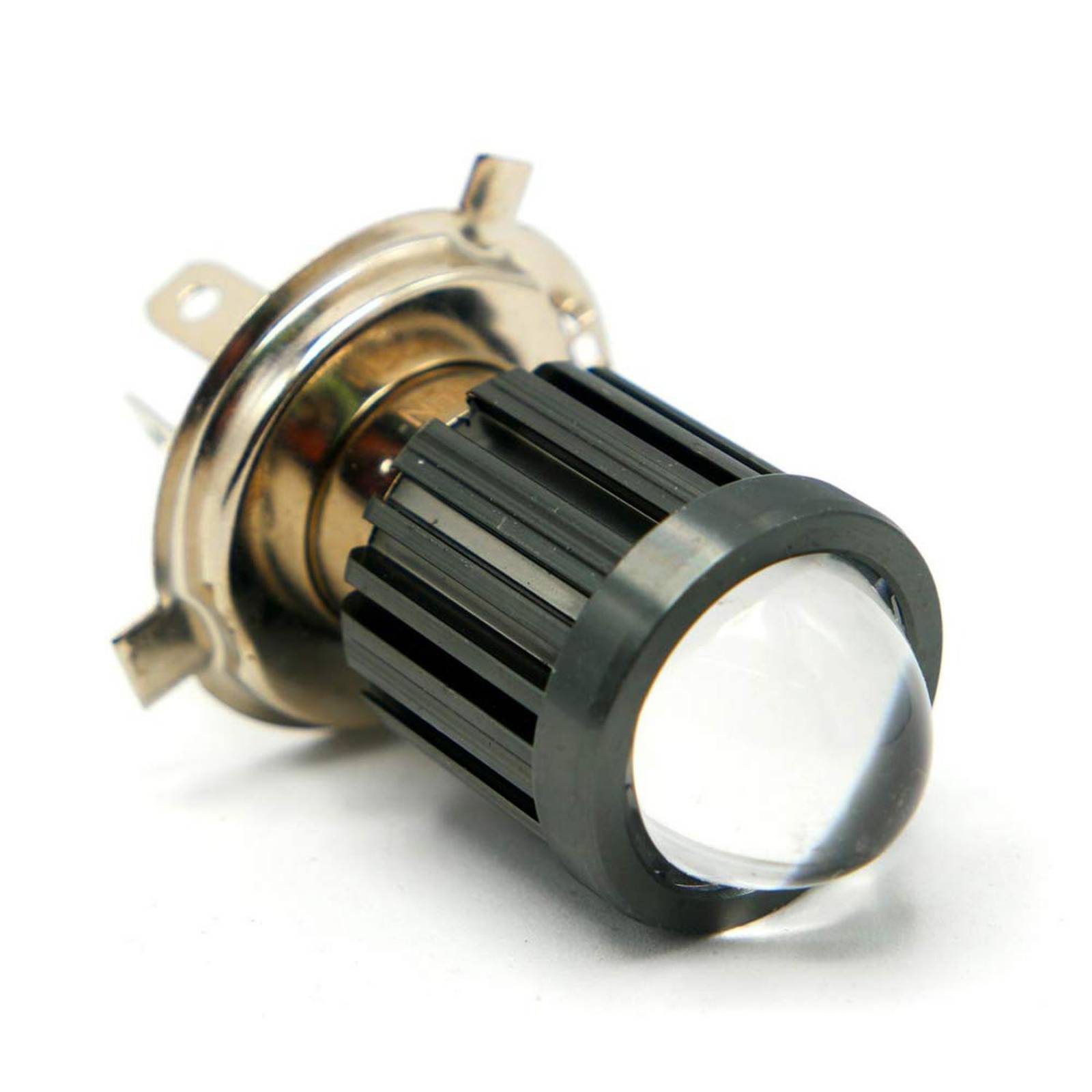 Foco Para Moto Rasen De Faro Led H4 2 Colores Lupa Penetracion