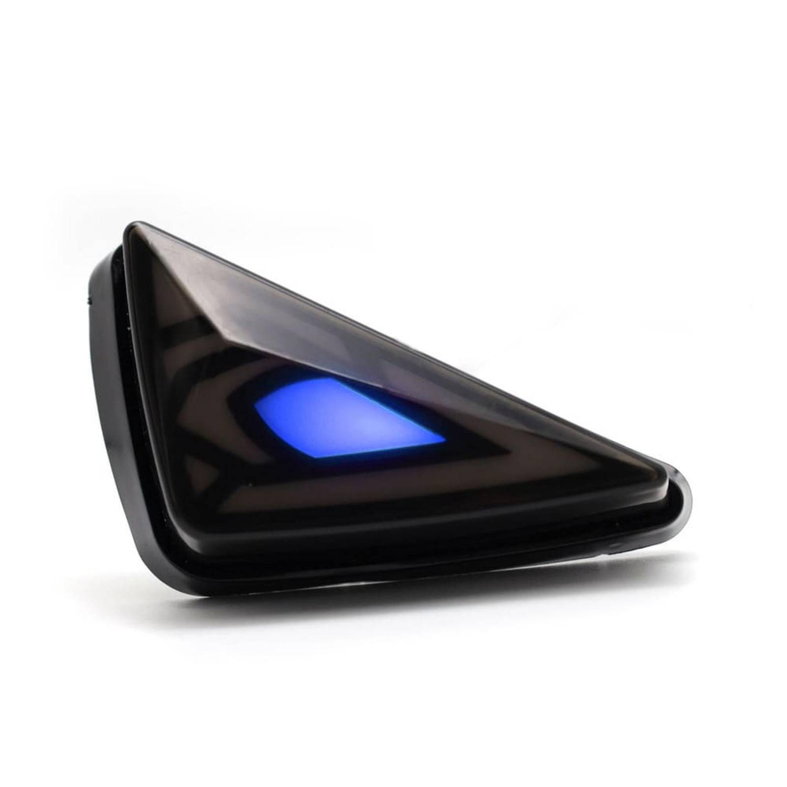 Direccionales Para Moto Rasen Led Neon Tipo Espacial Universal  Azul