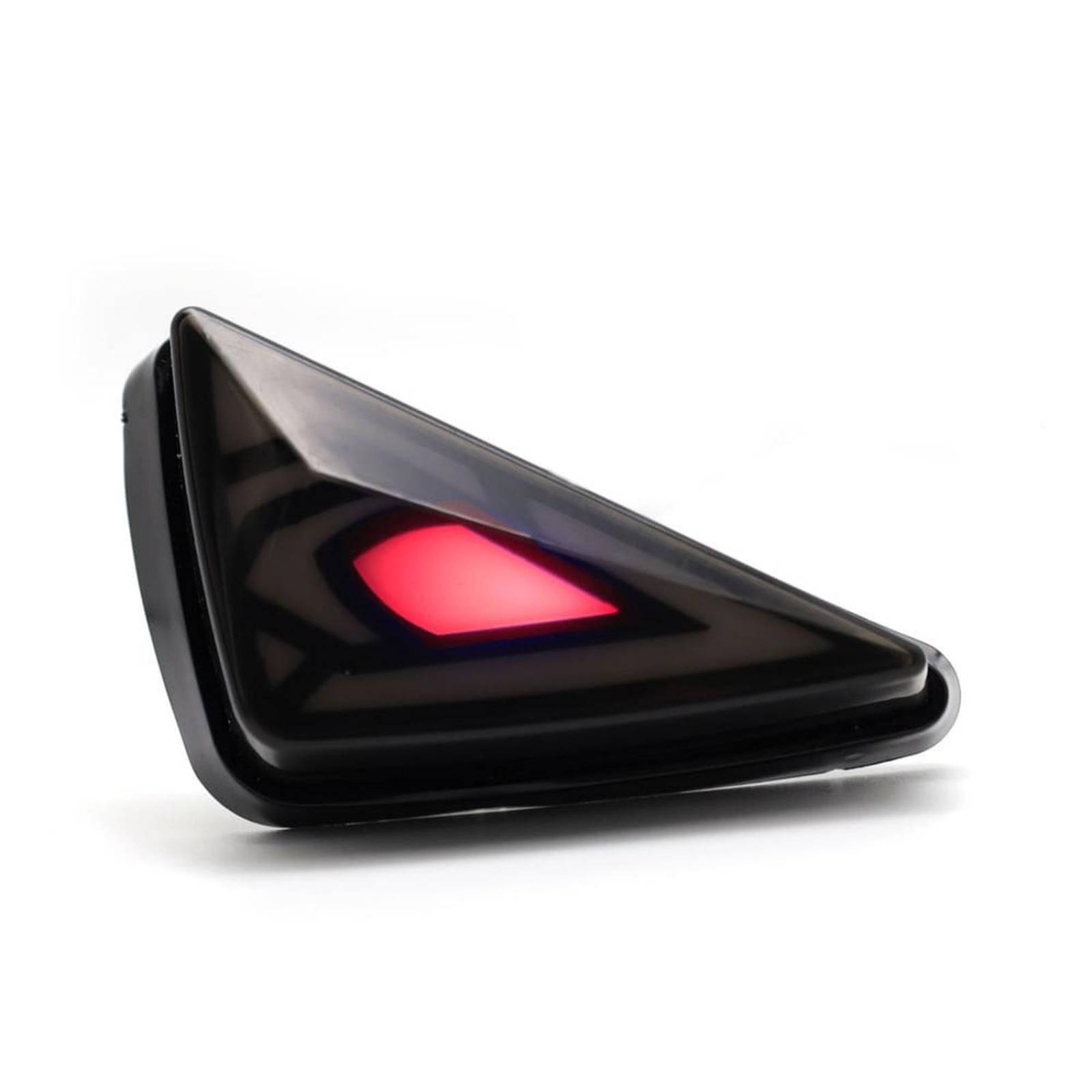 Direccionales Para Moto Rasen Led Neon Tipo Espacial Universal  Rojo