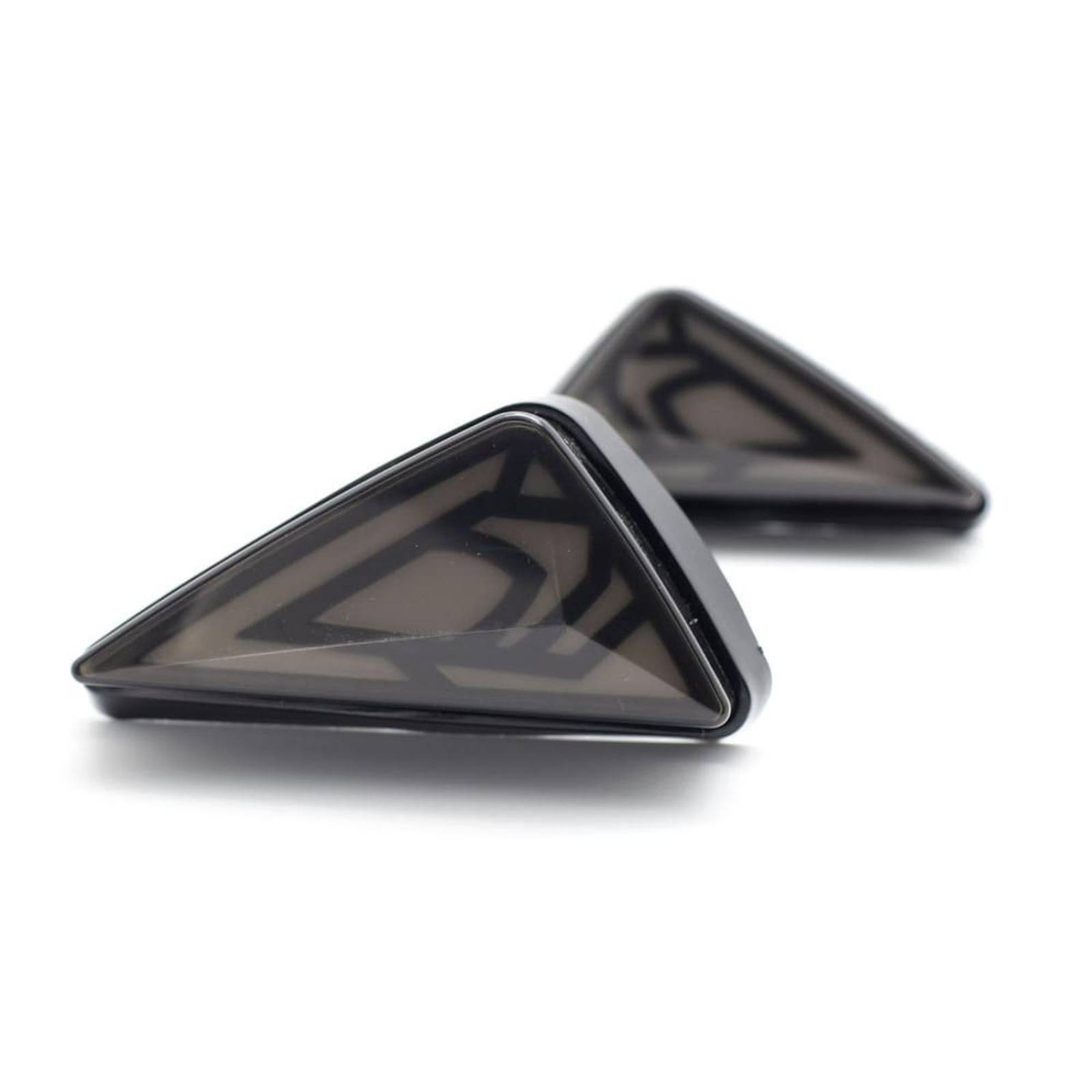 Direccionales Para Moto Rasen Led Neon Tipo Espacial Universal  Amarillo