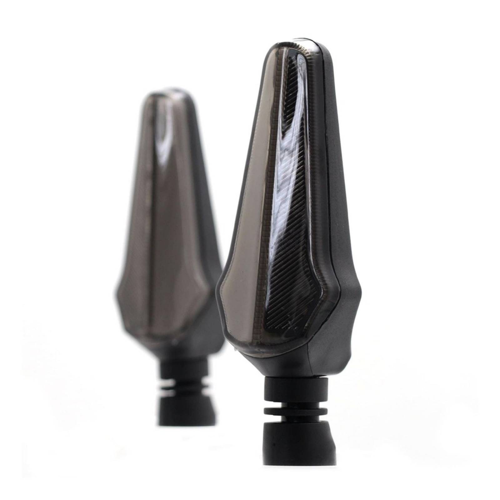 Direccionales Para Moto Rasen Led Secuencial Tipo Rayas Universal  Rojo