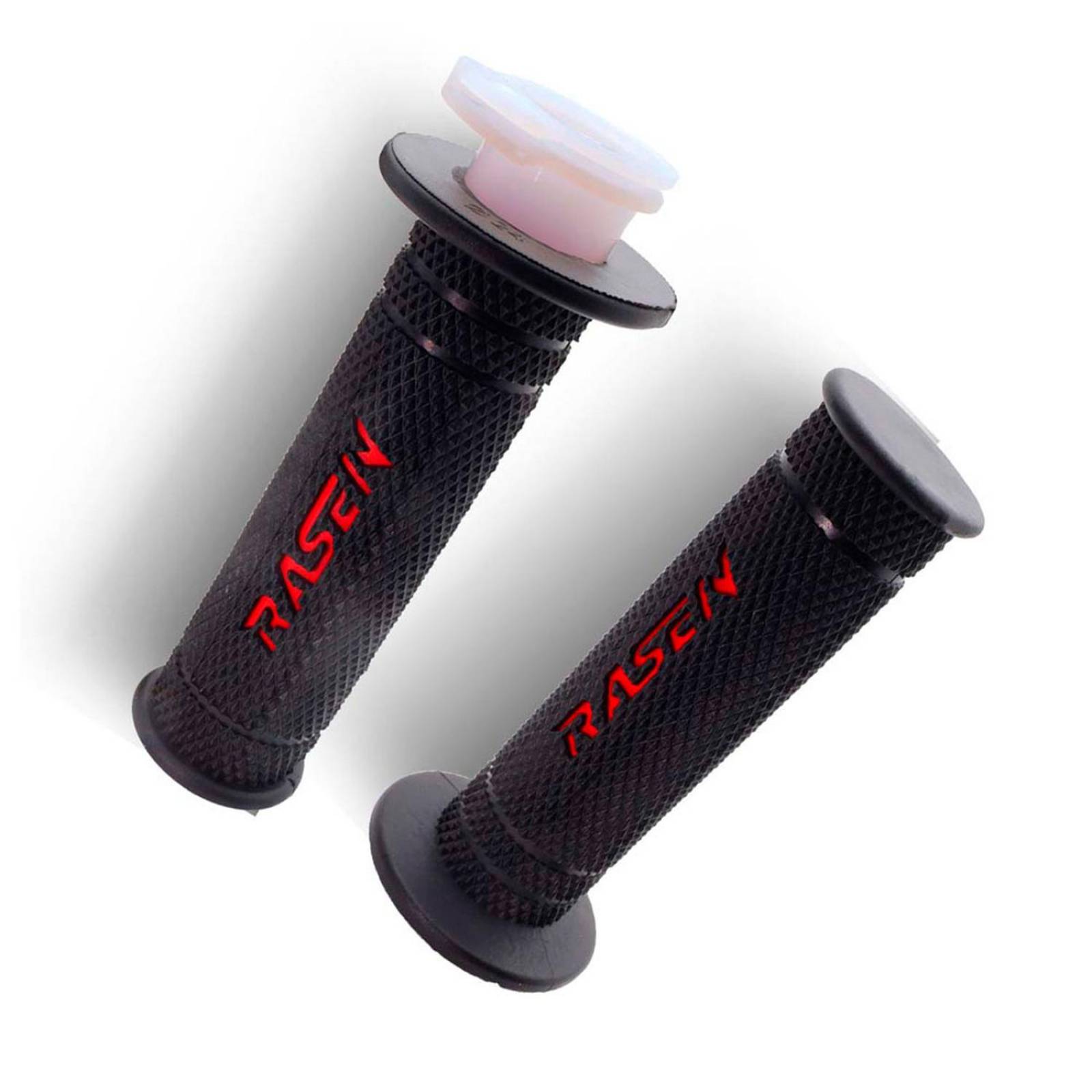 Puños Para Moto Rasen De Caucho Tipo Deportivo Rojo Universal