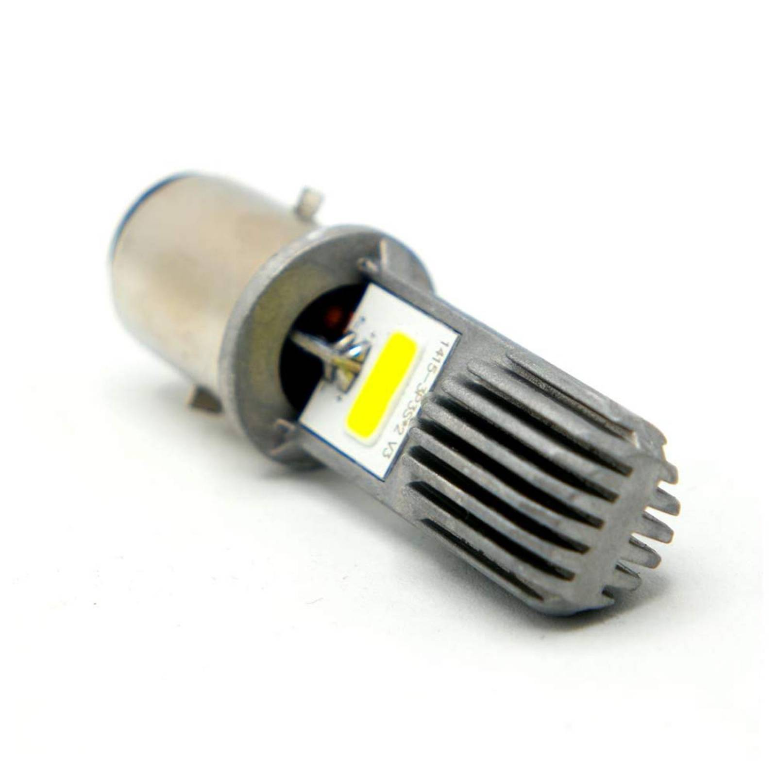 Foco Para Moto Rasen De Faro Plata Led Premium Media Vuelta            