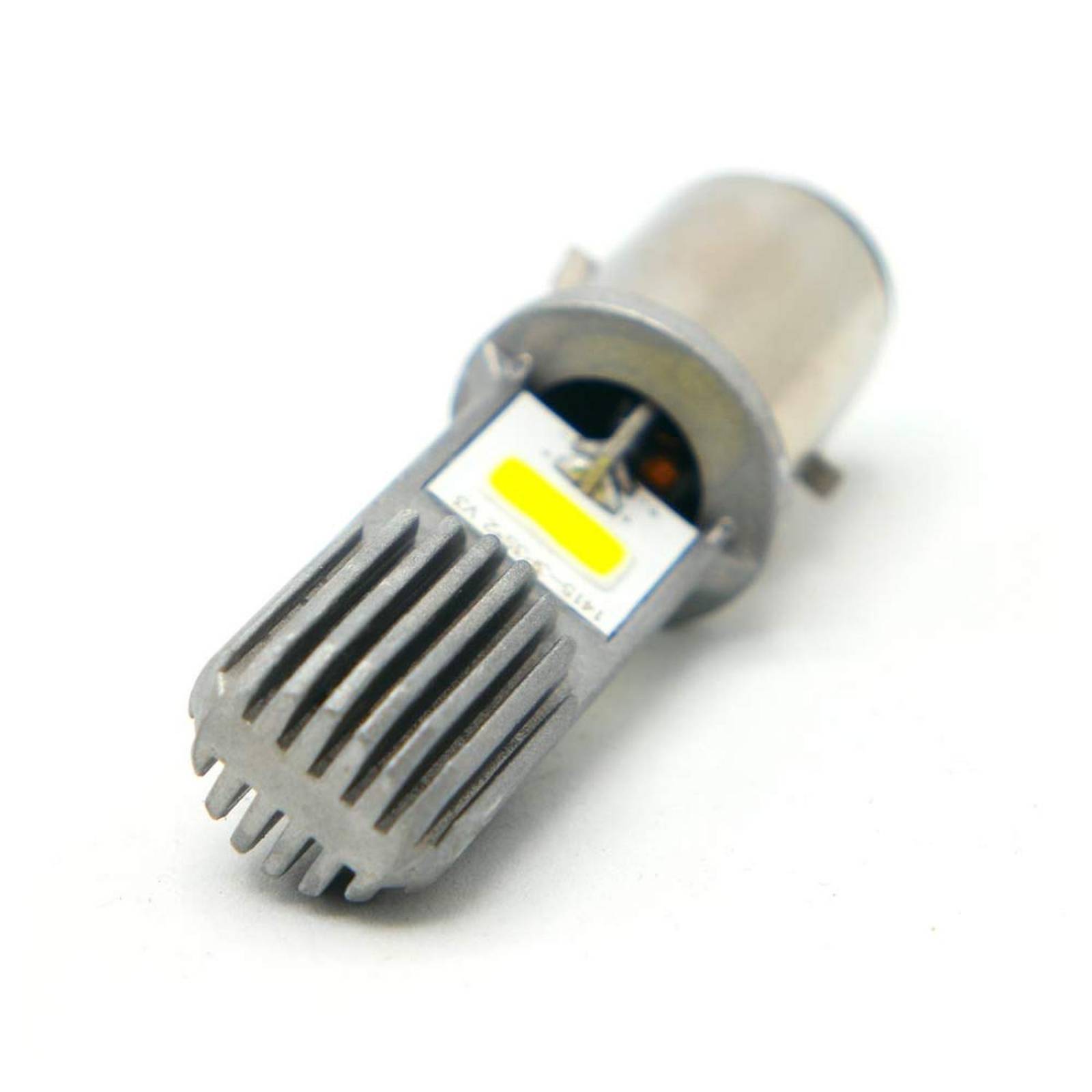 Foco Para Moto Rasen De Faro Plata Led Premium Media Vuelta            