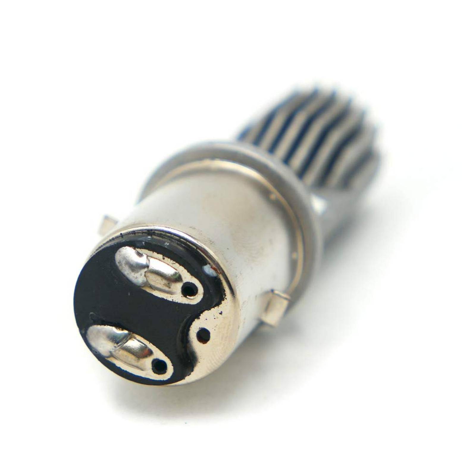 Foco Para Moto Rasen De Faro Plata Led Premium Media Vuelta            