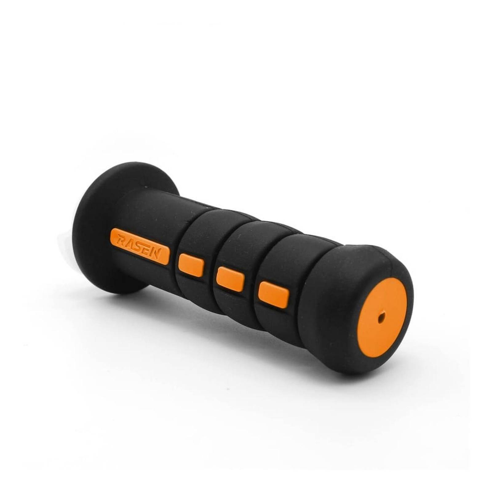 Puños Para Moto Rasen De Caucho Tipo Engomado Naranja Universal