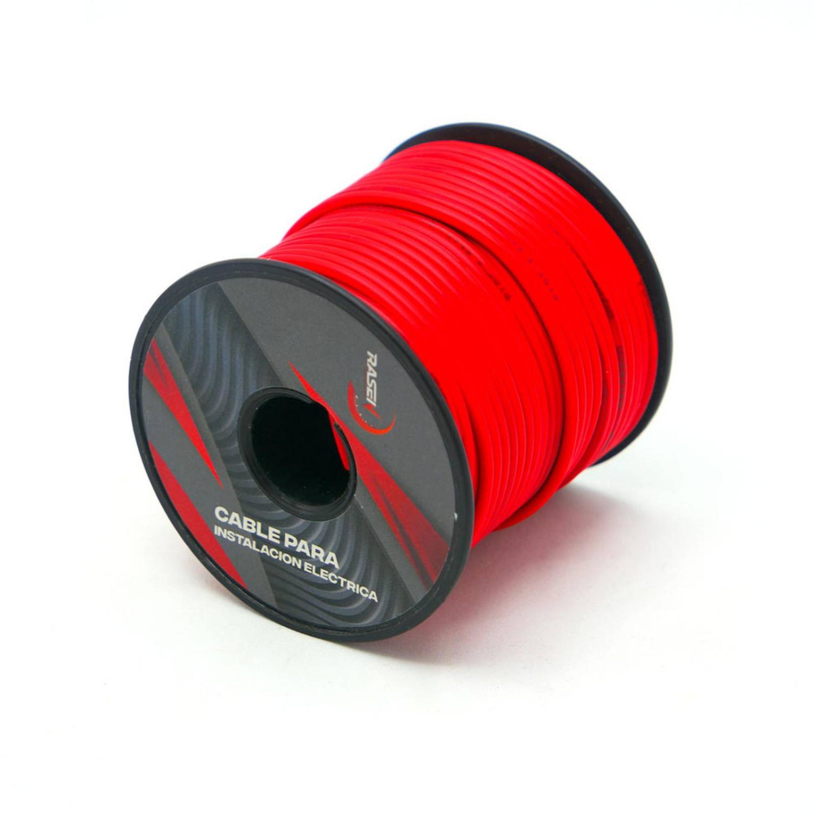 Cable Para Moto Rasen Un Solo Color Para Instalacion Electrica Universal Rollo/30Mts           Rojo