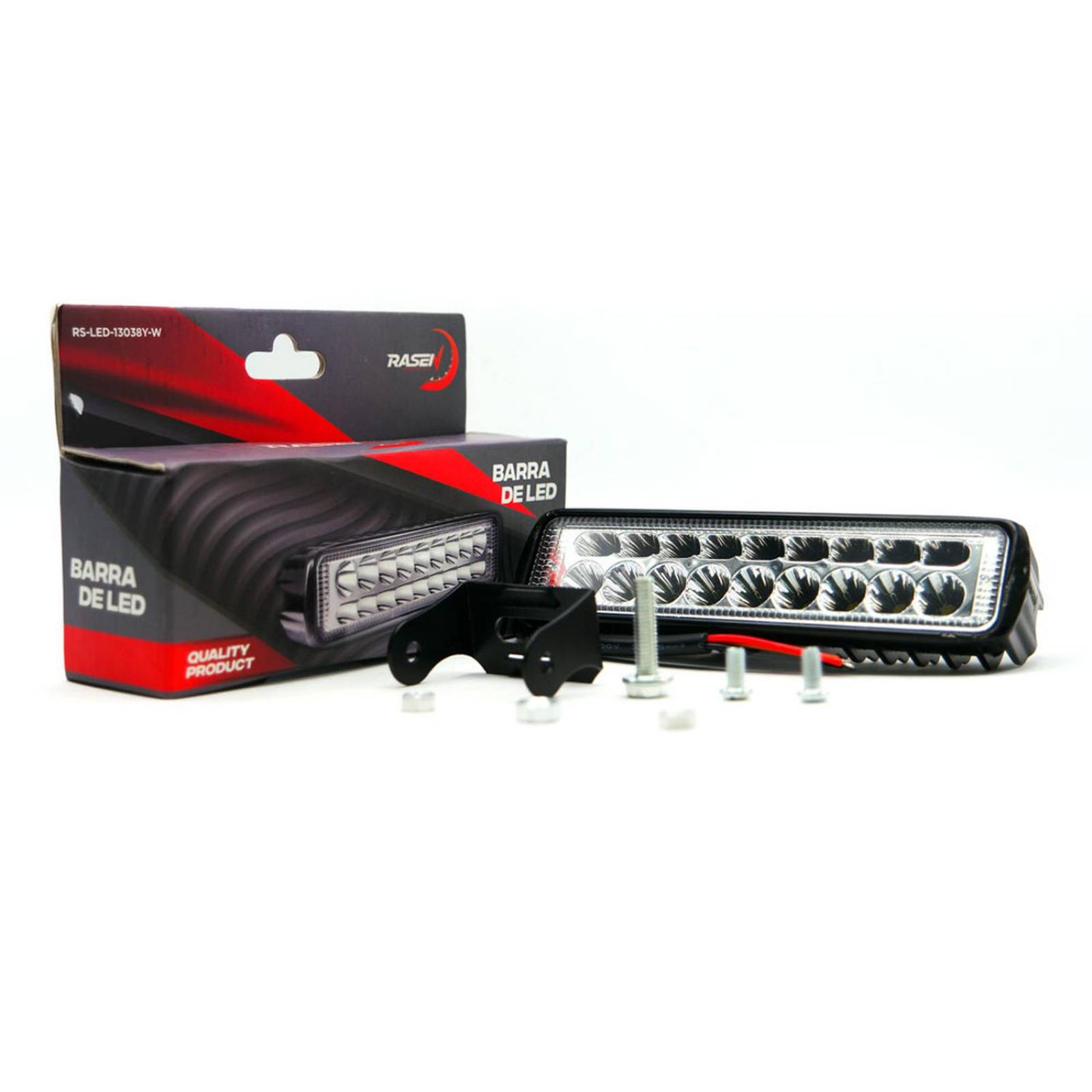 Barra Para Moto Rasen Led 2 Celdas Bi-Color Luz Fija             