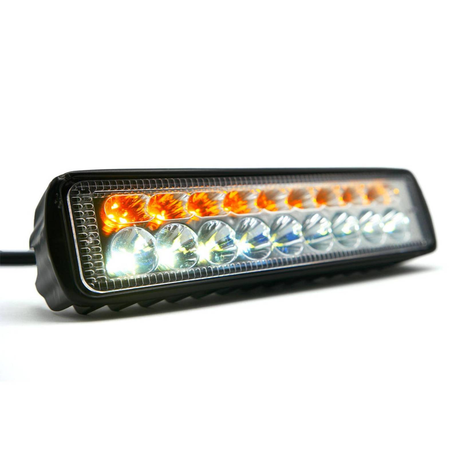 Barra Para Moto Rasen Led 2 Celdas Bi-Color Luz Fija             