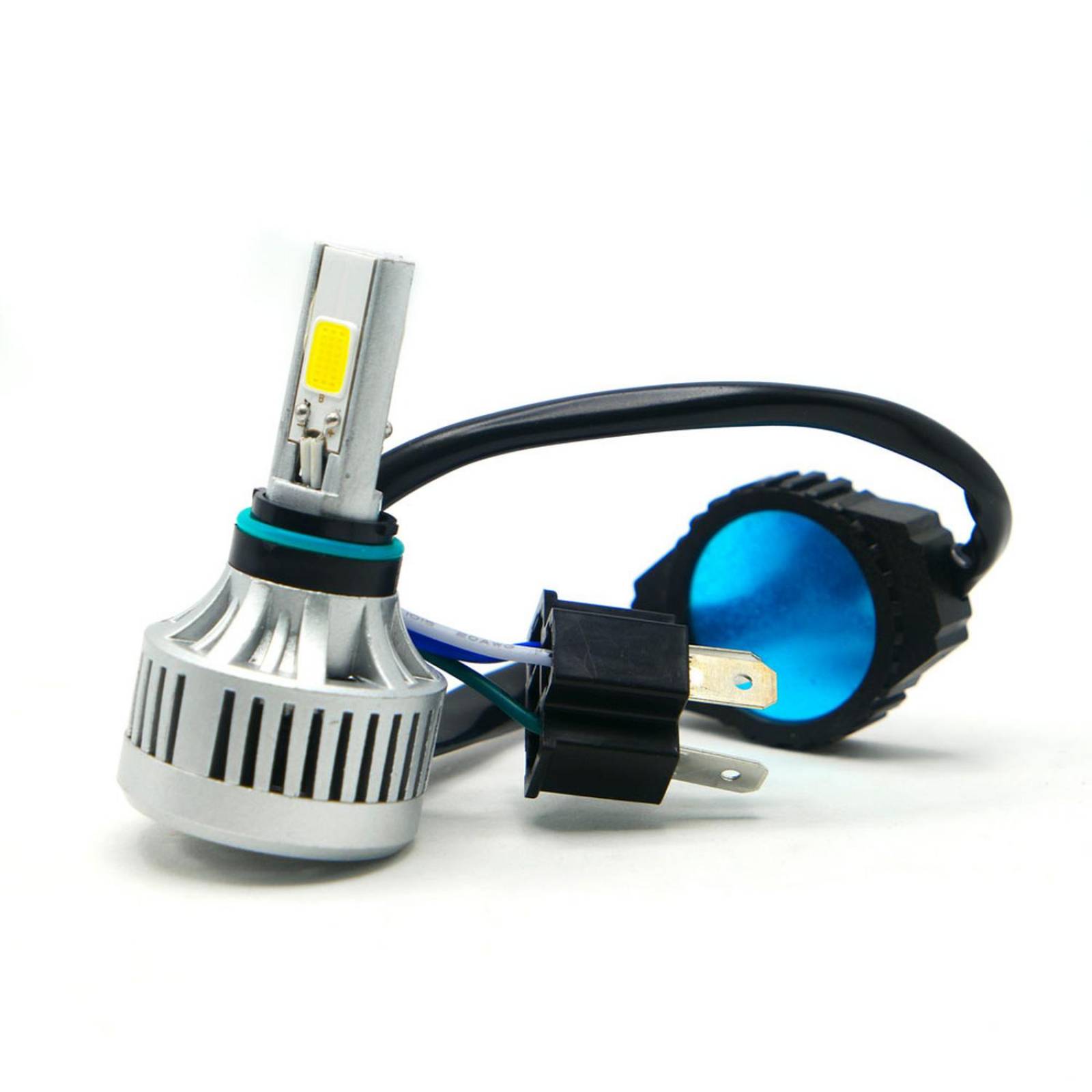 Foco Para Moto Rasen Faro Hiperled Con Ventilador Luz Blanca Alta Y Baja          