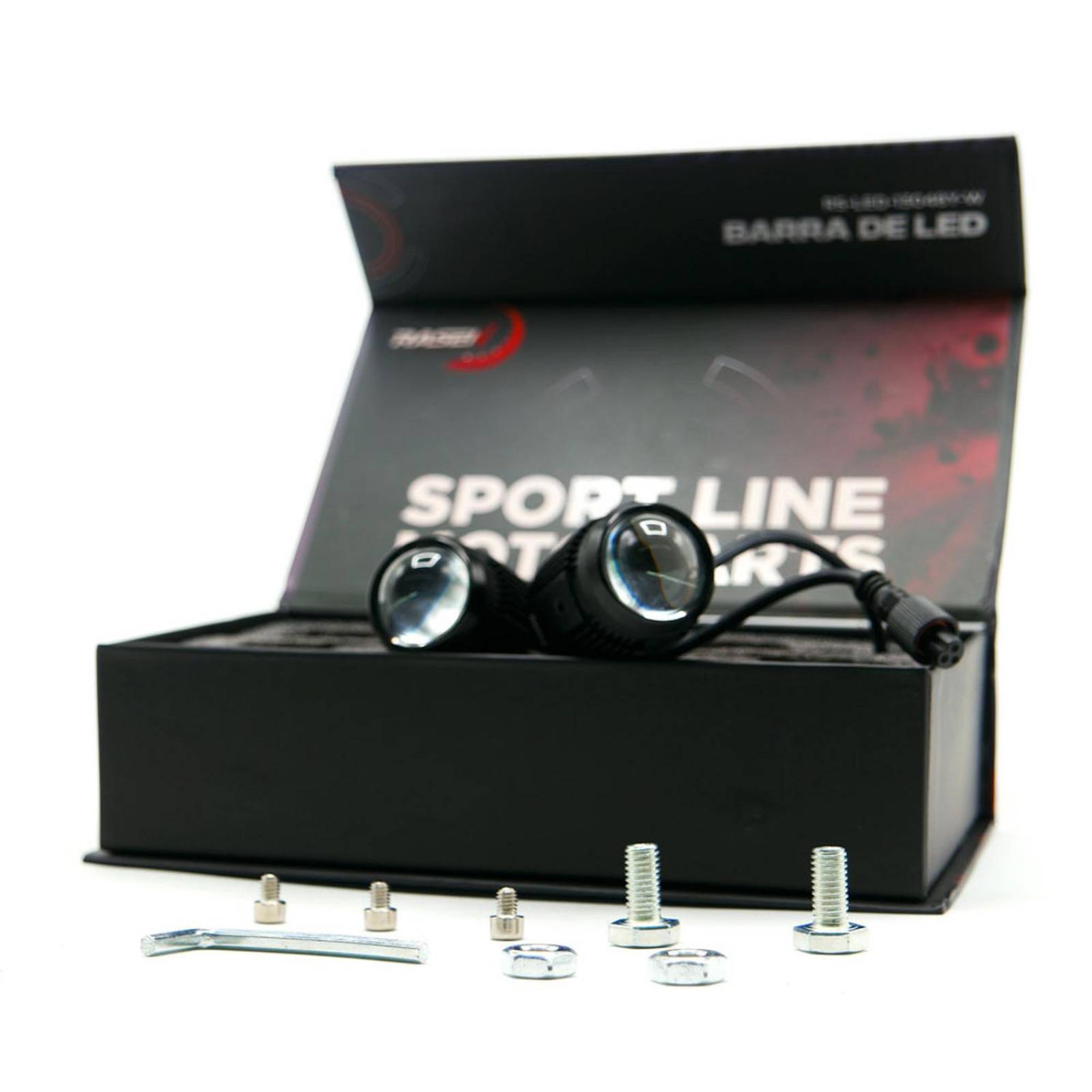 Faro Para Moto Rasen Led Tipo Bala Penetracion               