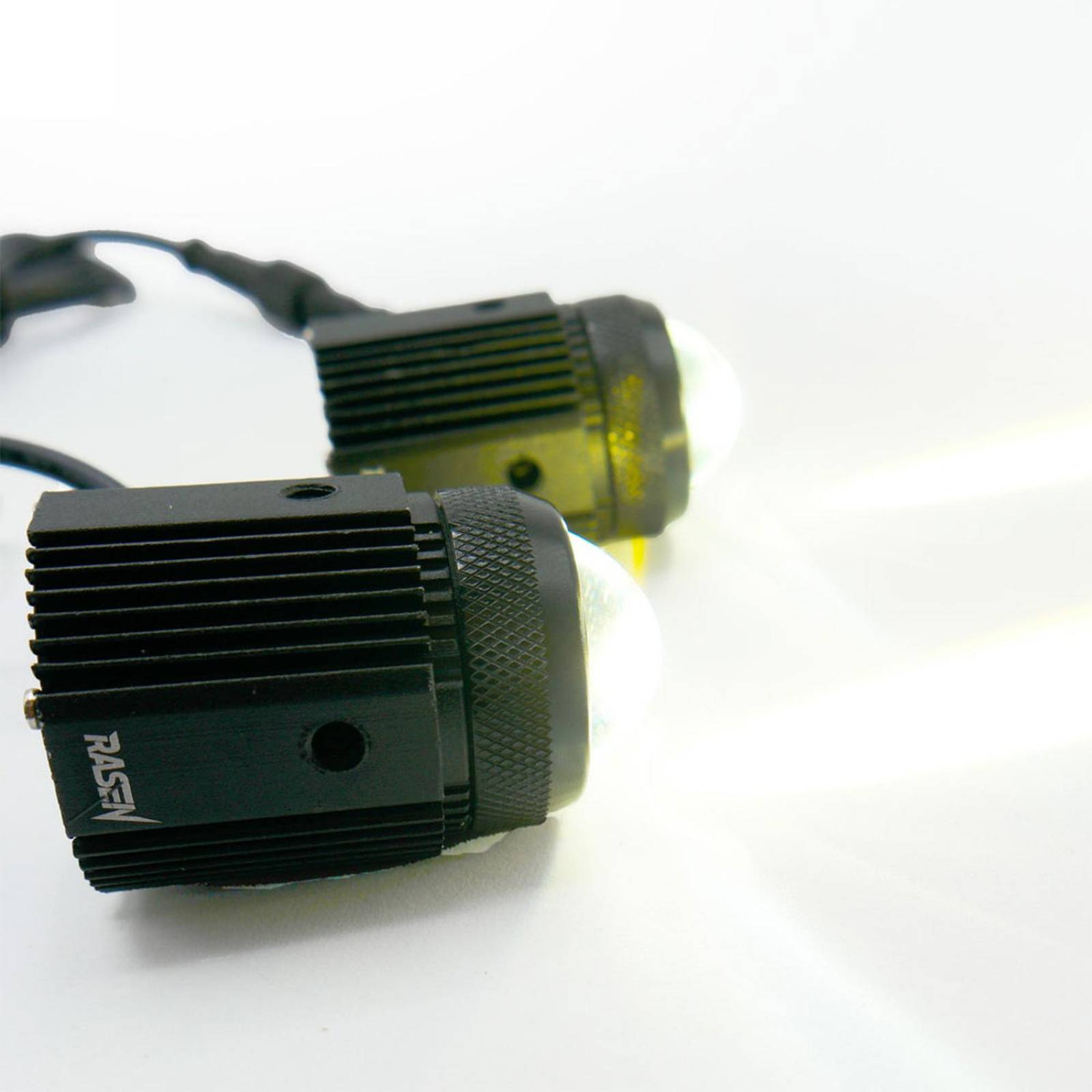 Faro Para Moto Rasen Led Tipo Bala Penetracion               