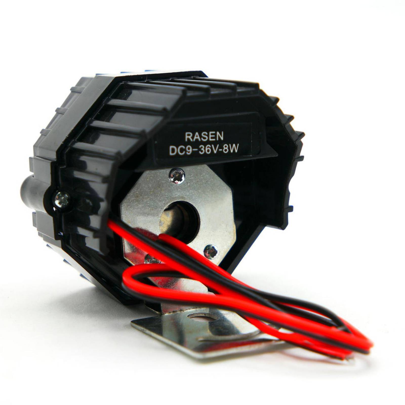 Faro Para Moto Rasen Auxiliar Redondo 4 Led Luz Blanca Con Luz Alta,Baja Y Estrobo        