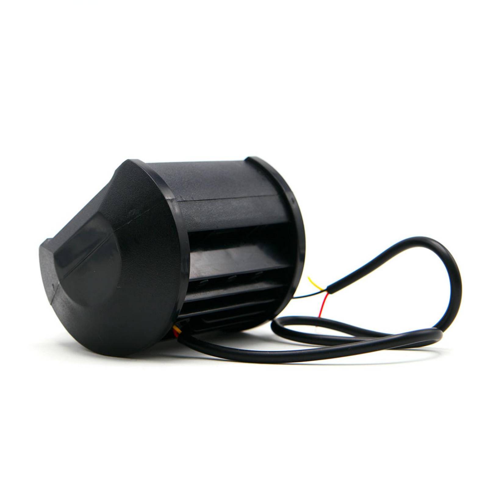 Faro Para Moto Rasen Auxiliar Cuadrado 3 Led Con Lupa Con Luz Alta, Baja Y Estrobo       