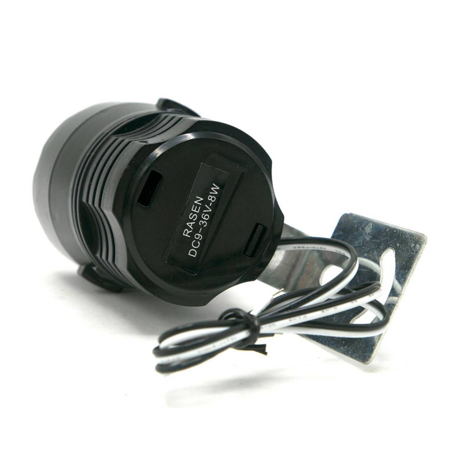 Faro Para Moto Rasen Hexagonal 6 Led Ranuras Laterales Con Luz Alta, Baja Y Estrobo        