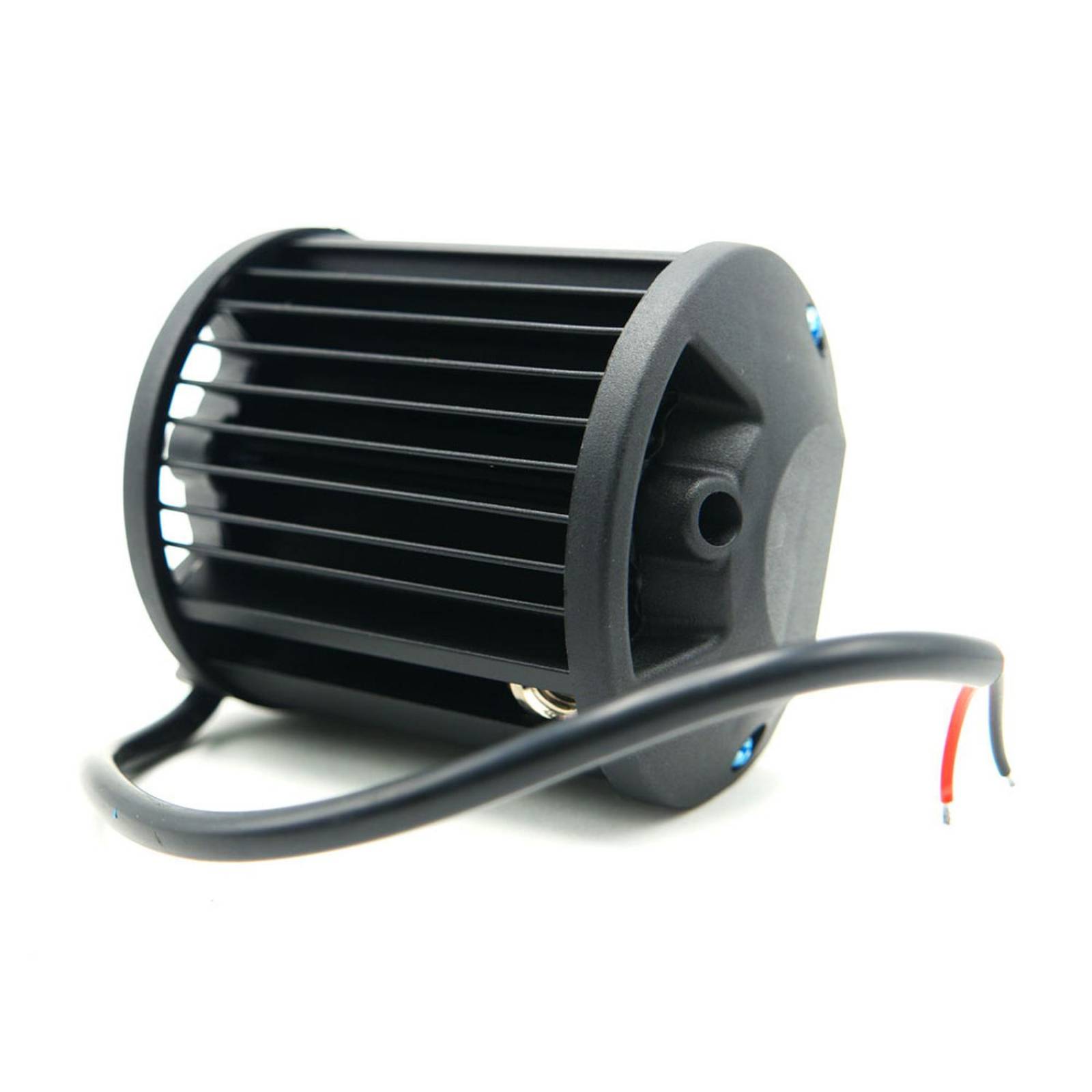 Faro Para Moto Rasen 6 Led Cuadrado Luz Fija