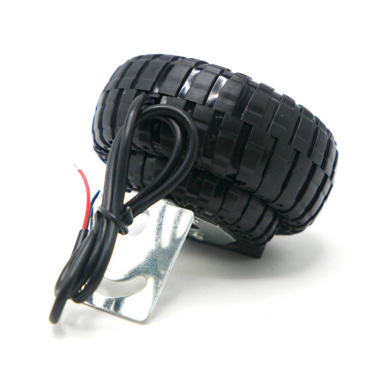 Faro Para Moto Rasen Led Blanco Tipo Rueda Con Luz Alta, Baja Y Estrobo         