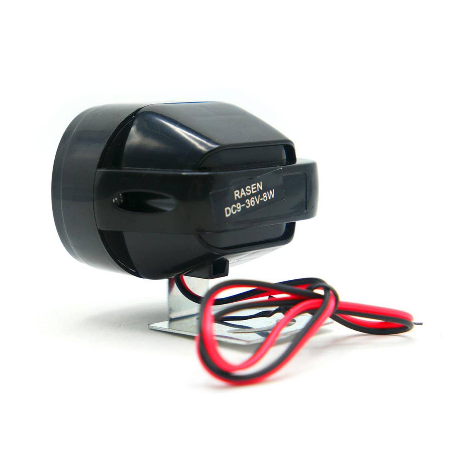 Faro Para Moto Rasen Auxiliar Ovalado 4 Led Blanco Con Luz Alta, Baja Y Estrobo        